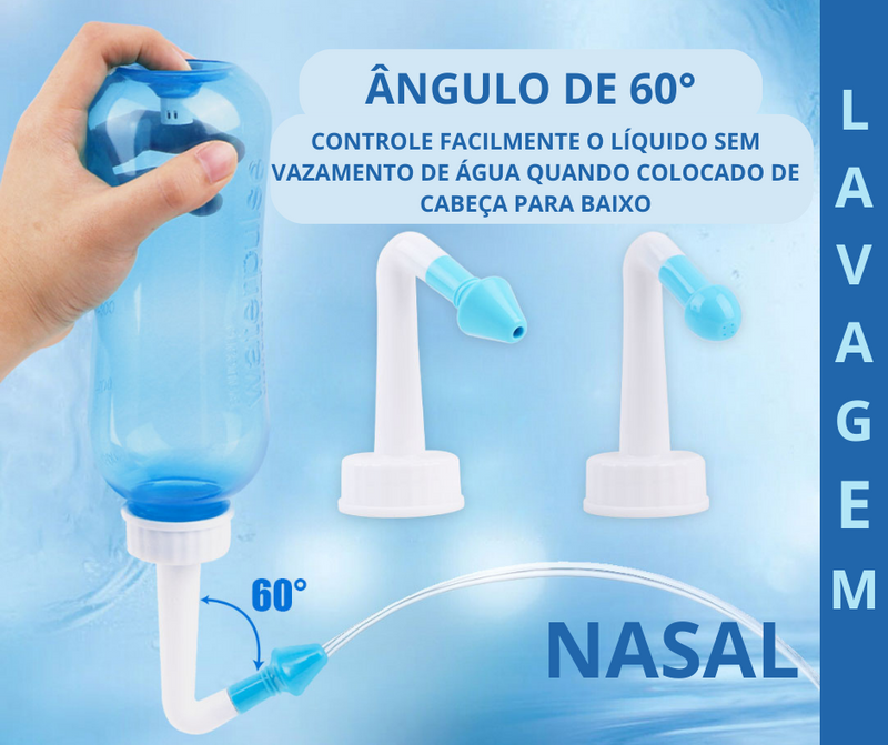 IRRIGADOR NASAL P/ RINITE - SINUSITE