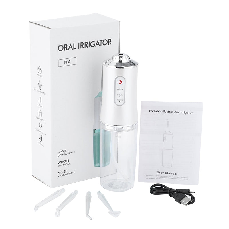 Fio Dental a Água - Irrigador Oral Portátil